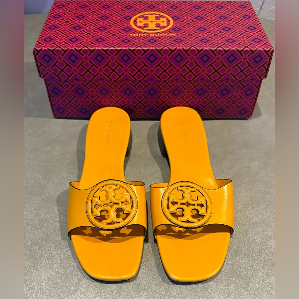 Tory Burch Bombé Miller Slide Calf Leather